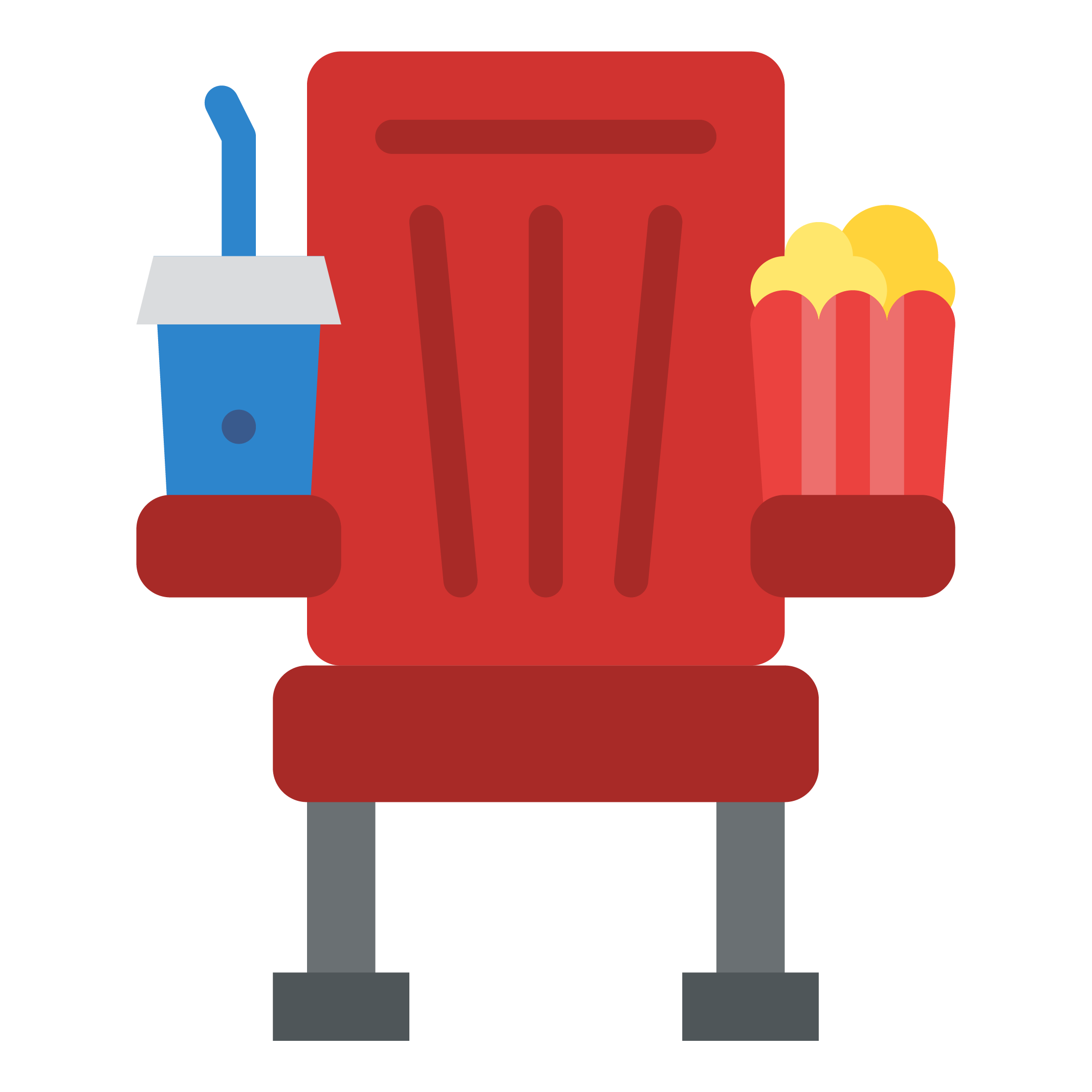 Seat-Popcorn-Drink-Cinema-Entertainment